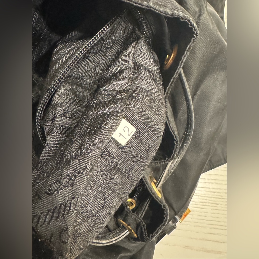 Prada Black Tessuto Nylon Backpack - Picture 14 of 14